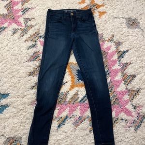 American Eagle super stretchy high rise jegging, size 6